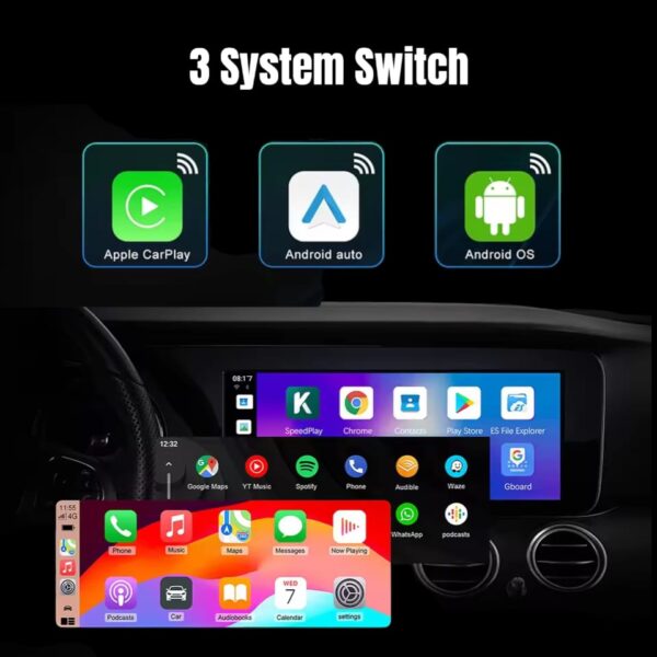 IA Box – Wireless CarPlay & Android Auto Box with Full Android System - Image 3