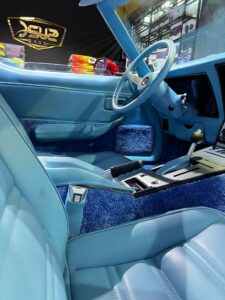 interior upholstery upgraded for classic curvet 